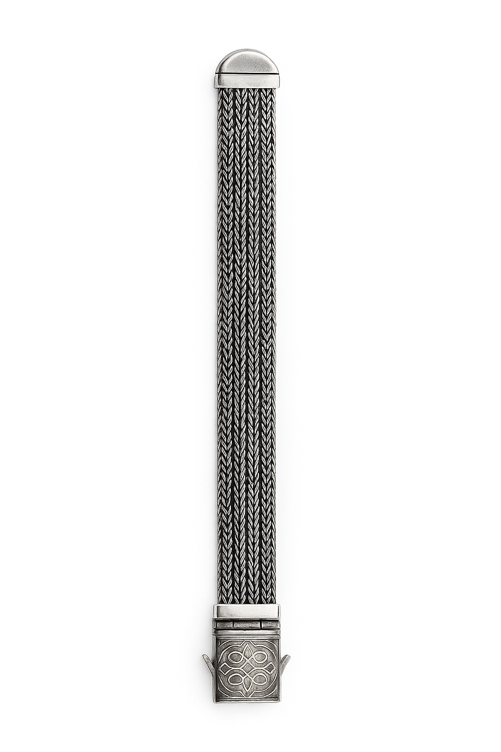 Oxidized Silver Bracelet 68.7g Chunky Chain