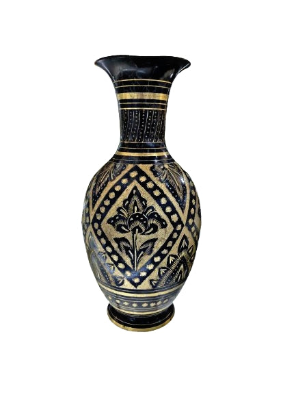 Black Golden vase